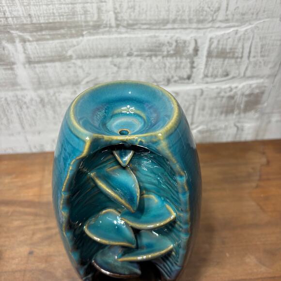 Turquoise Waterfall Incense Burner - Picture 3 of 6